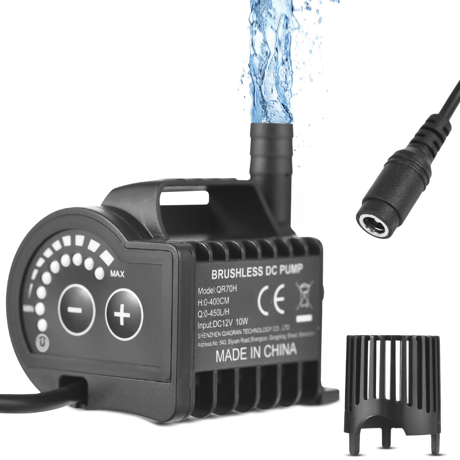 Marine Aquarium Dc Pump - Dalgıç 12V Su Pompası 8 Seviye