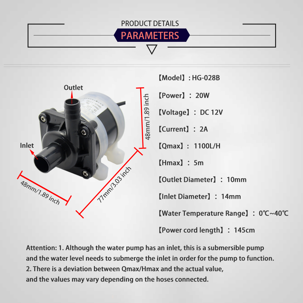 12V DC fırçasız küçük dalgıç p - Marine Aquarium Dc Pump incelemesi ve fiyatı